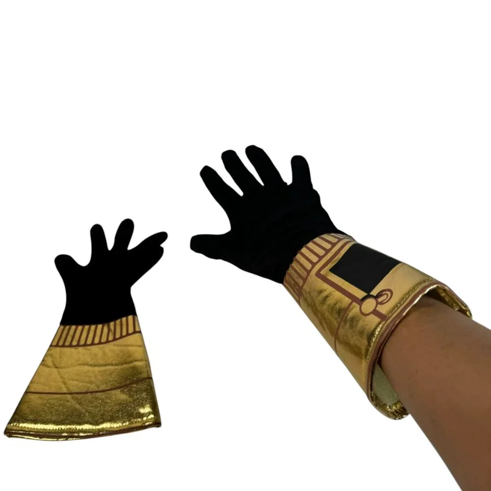 Spirit Halloween Fortnite Crackshot Child Costume Mask Gloves Wig Hat Sz L 12-14